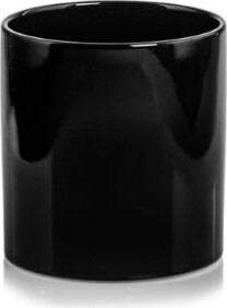 Doniczka osłonka walec czarny