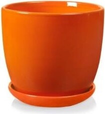 Doniczka klasyczna pomarańczowa