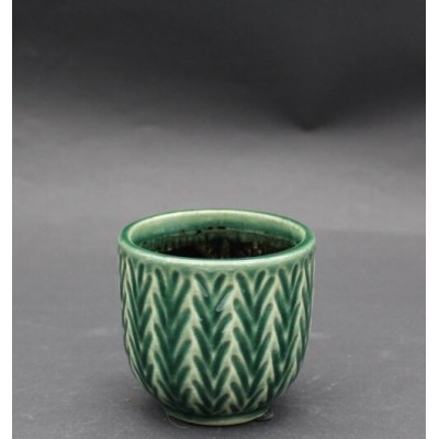 Doniczka Estera jodełka zielona