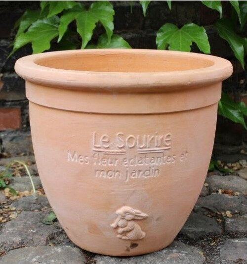 Donica terakota jasna Zając