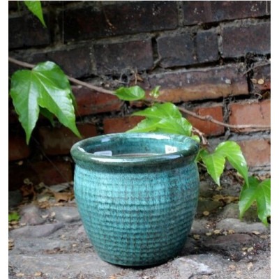 Donica Misty baryłka zielona kratka