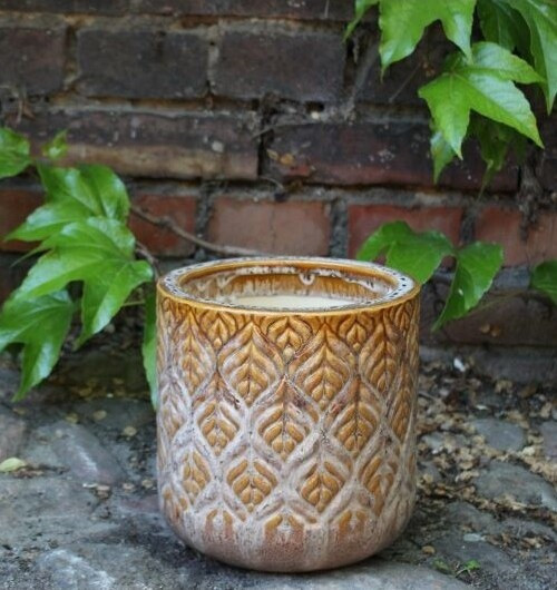 Donica Misty walec pawie oczka cappuccino