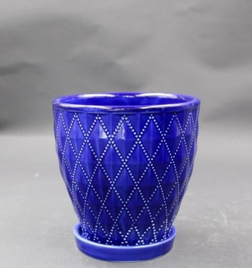 Doniczka Pierre niebieska