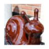 Ślimak ceramiczny brąz