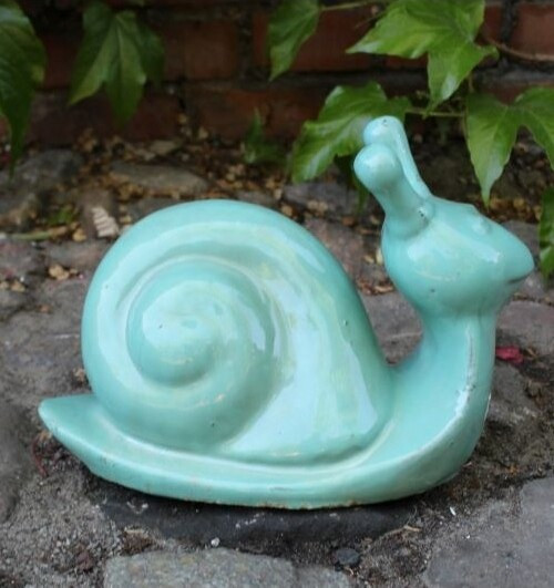 Ślimak ceramiczny turkus