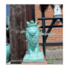 Lew ceramiczny turkus REX