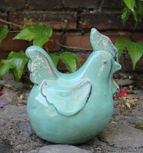 Kogut ceramiczny turkus DAPHNE