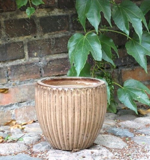 Donica Misty Egg Rib żebrowana cappuccino