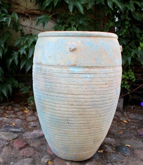 Waza Garden Old antic błękitna prążkowana XL