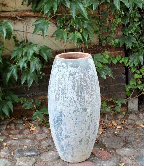 Wazon Garden Old antic niebieski cygaro