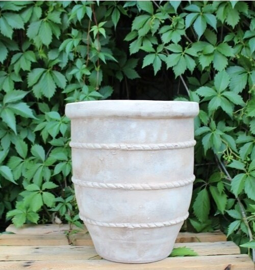 Donica Garden Old choco wysoka Sznur