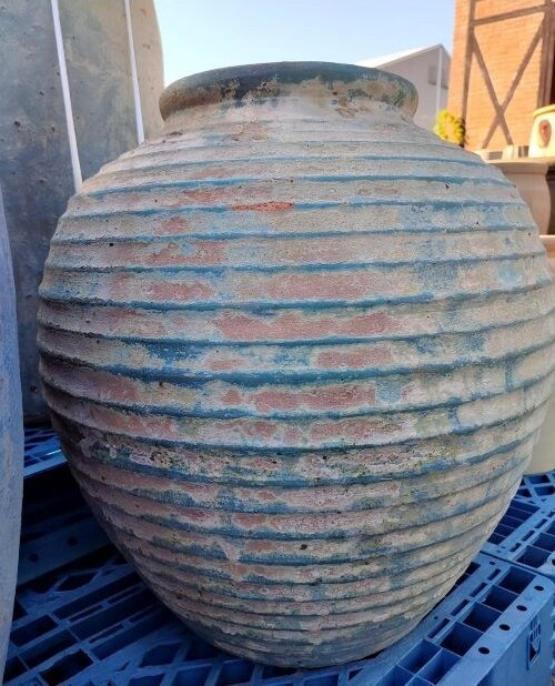 Waza Amfora Garden Old antyczny zielony