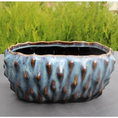 Doniczka łodka niebieska