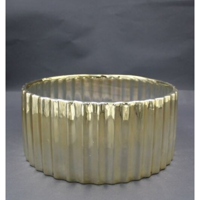 Misa złota prosta ryflowana