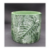 Doniczka walec Monstera zielona