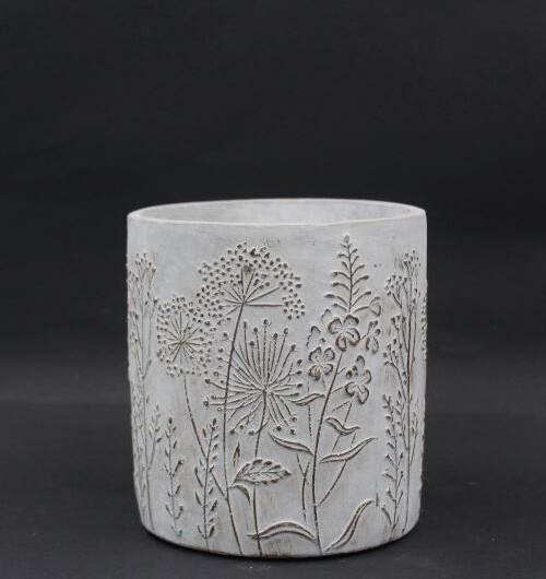 Doniczka cement Flowers walec