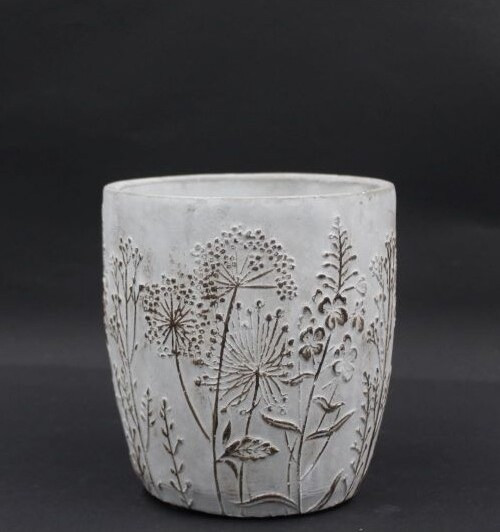 Doniczka cement Flowers klasyczna