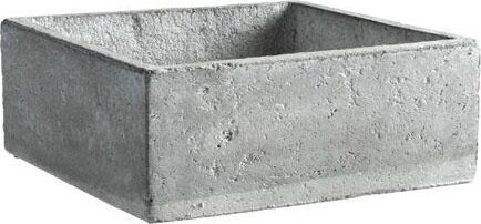Doniczka cementowa kwadratowa niska