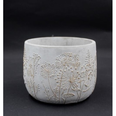 Doniczka betonowa Flowers Gold