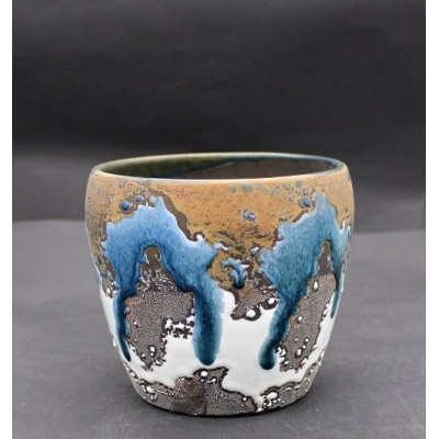 Doniczka Madera niebieska