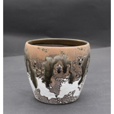 Doniczka Madera brązowa