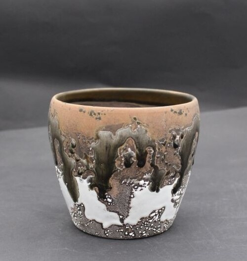 Doniczka Madera brązowa