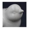 Ptaszek ceramiczny na nóżkach biały
