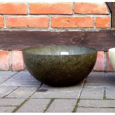 Donica misa czarna lakierowana imitacja kamienia