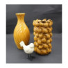 Wazon ceramiczny Figa walec musztardowy