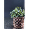 Doniczka walec Mirror Rose Gold