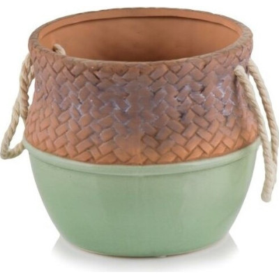 Doniczka Worek zielona