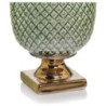 Doniczka Vintage Puchar zielono-złoty