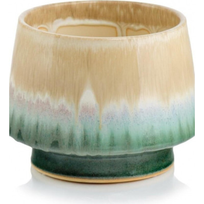 Doniczka Ombre piaskowo-seledynowa