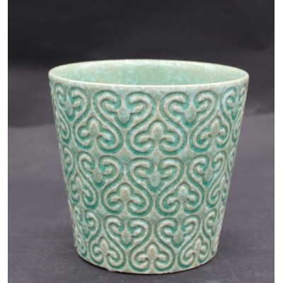 Doniczka Vintage stożek seledyn maroko