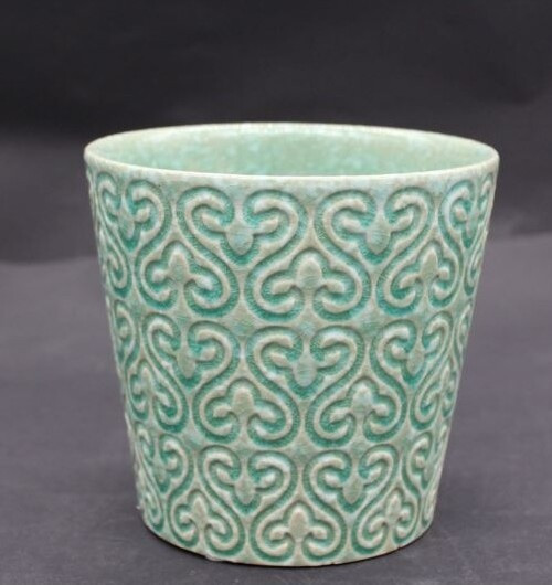 Doniczka Vintage stożek seledyn maroko