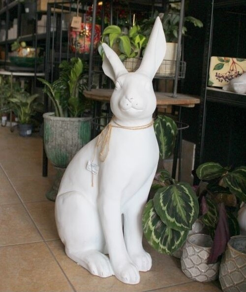 Zając wielkanocny biały XXL