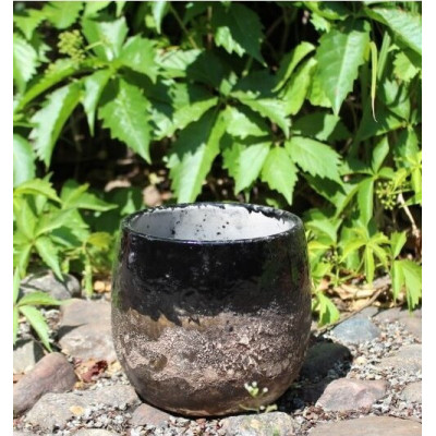 Doniczka Lindy czarna