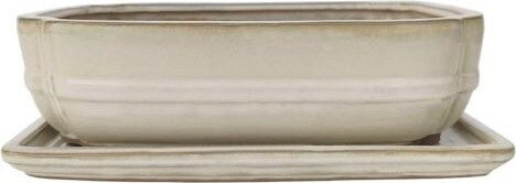 Doniczka Bonsai krem