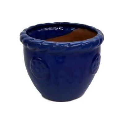 Donica klasyczna Emblemat z rantem kobalt