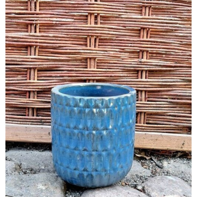 Donica walec Naranjas niebieski