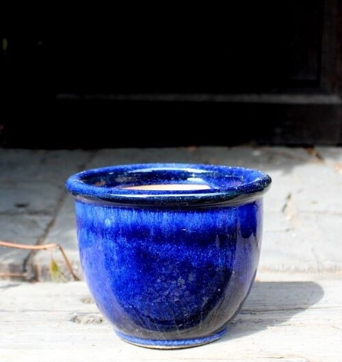 Donica Robin z rantem niebieska