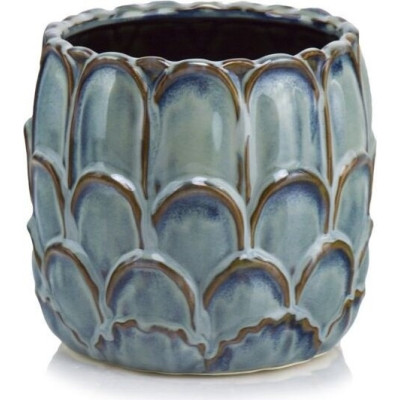 Doniczka Petalos niebieska