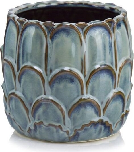 Doniczka Petalos niebieska