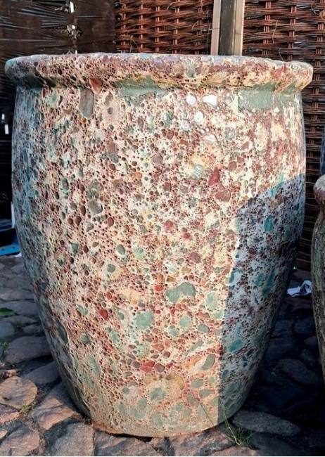 Donica Garden Old Dzban duży vulcano zielony