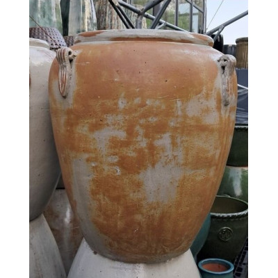 Donica waza brązowo-kremowa