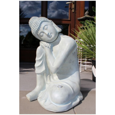 Buddha beż pozłacany solar