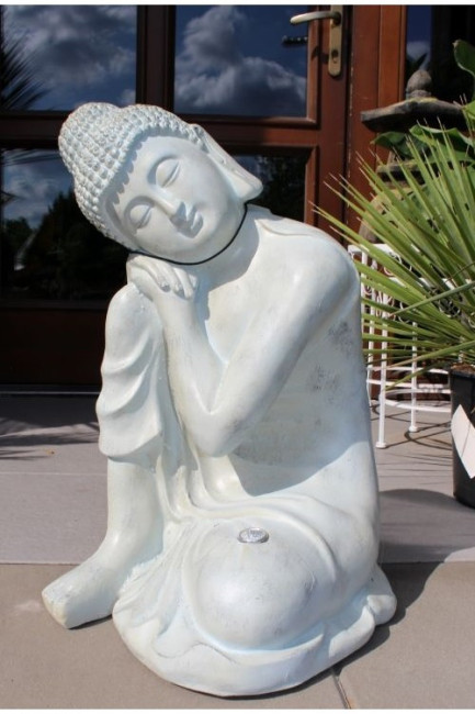 Buddha beż pozłacany solar