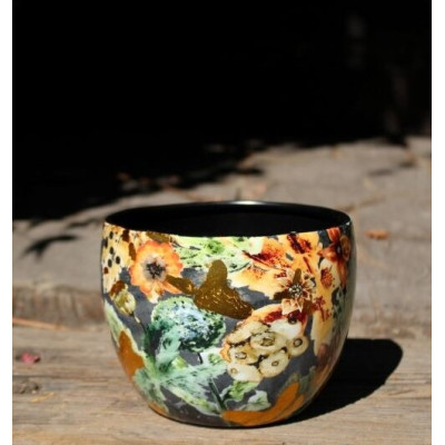 Doniczka metal Berry blue