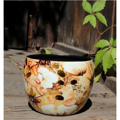 Doniczka metal Cotton cream