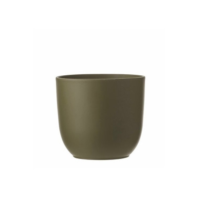 Doniczka Tusca oliwka matowa